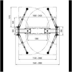 Consul 2.35 MKS In-Ground Lift